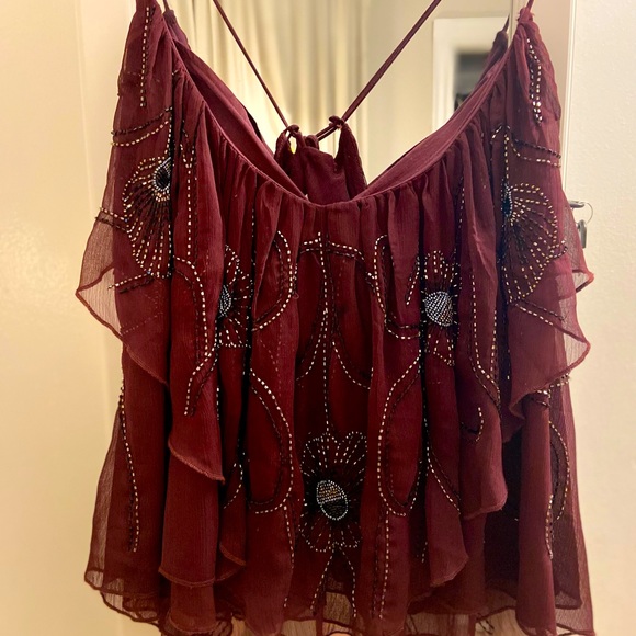 Free People Tops - Free People 1920s Embellished Camisole